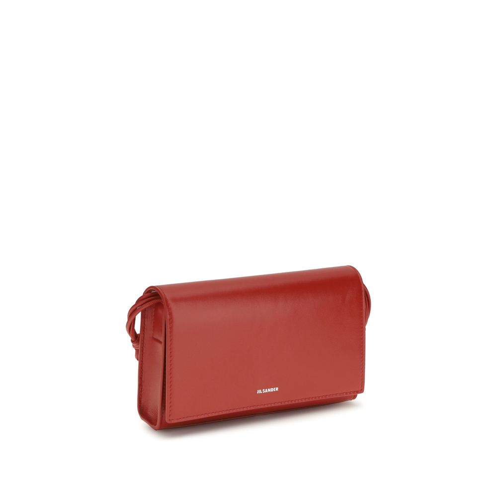 Jil Sander Black Calf Leather Bos Taurus Wallet