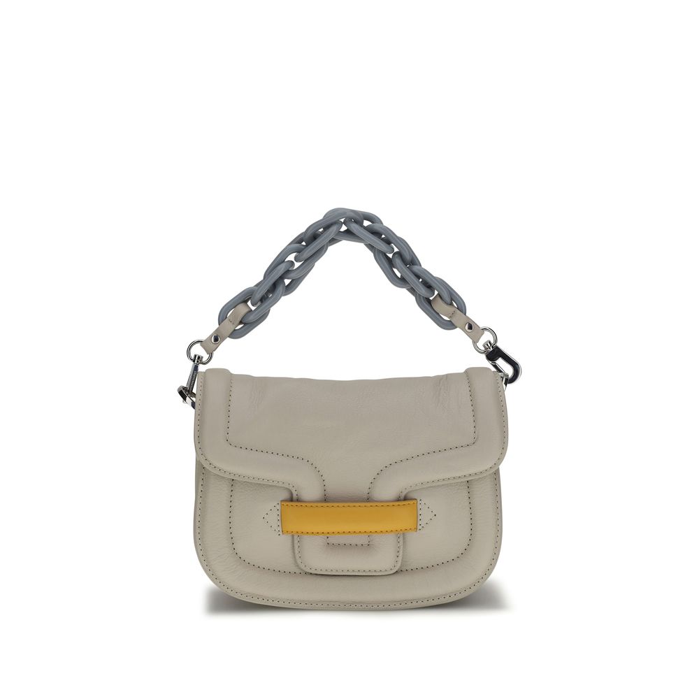 Pierre Hardy Gray Lamb Ovis Aries Aries Shoulder Bag