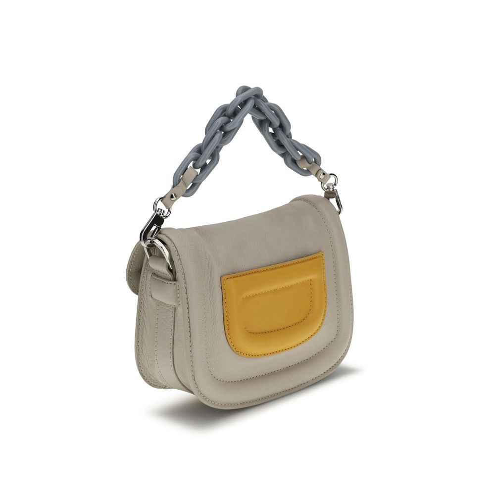 Pierre Hardy Gray Lamb Ovis Aries Aries Shoulder Bag
