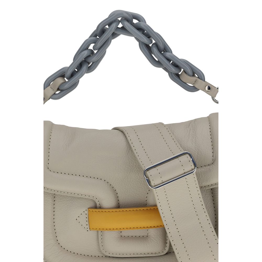 Pierre Hardy Gray Lamb Ovis Aries Aries Shoulder Bag