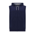 Brunello Cucinelli Blue Cotton Sweatshirt