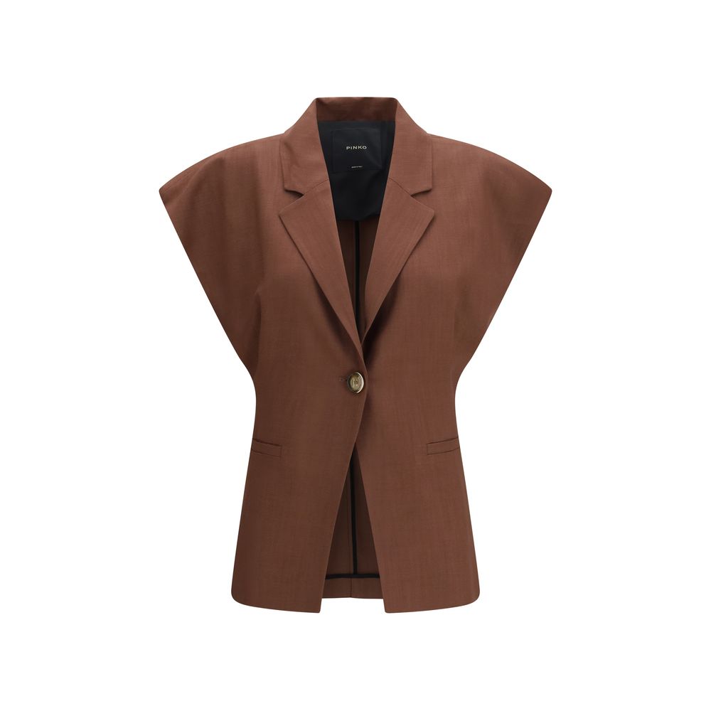 PINKO Brown Viscose Jacket