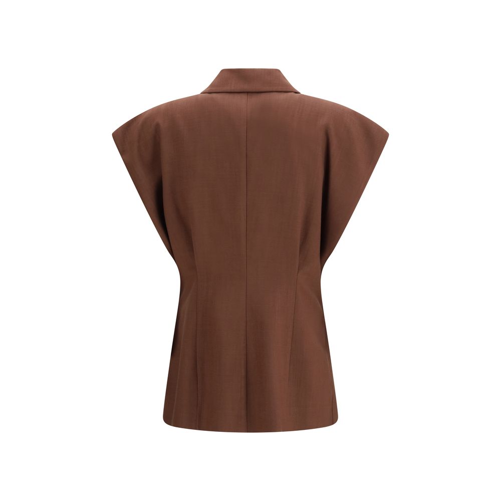 PINKO Brown Viscose Jacket