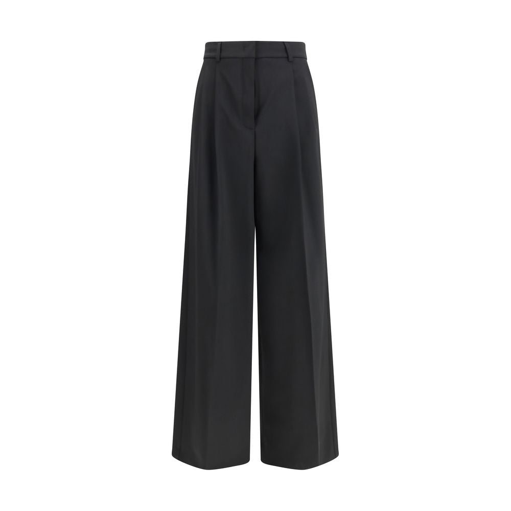 Max Mara Black Polyester Pants