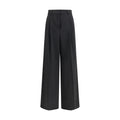 Max Mara Black Polyester Pants