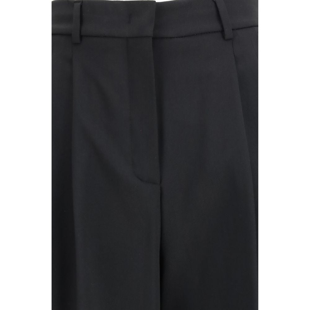 Max Mara Black Polyester Pants
