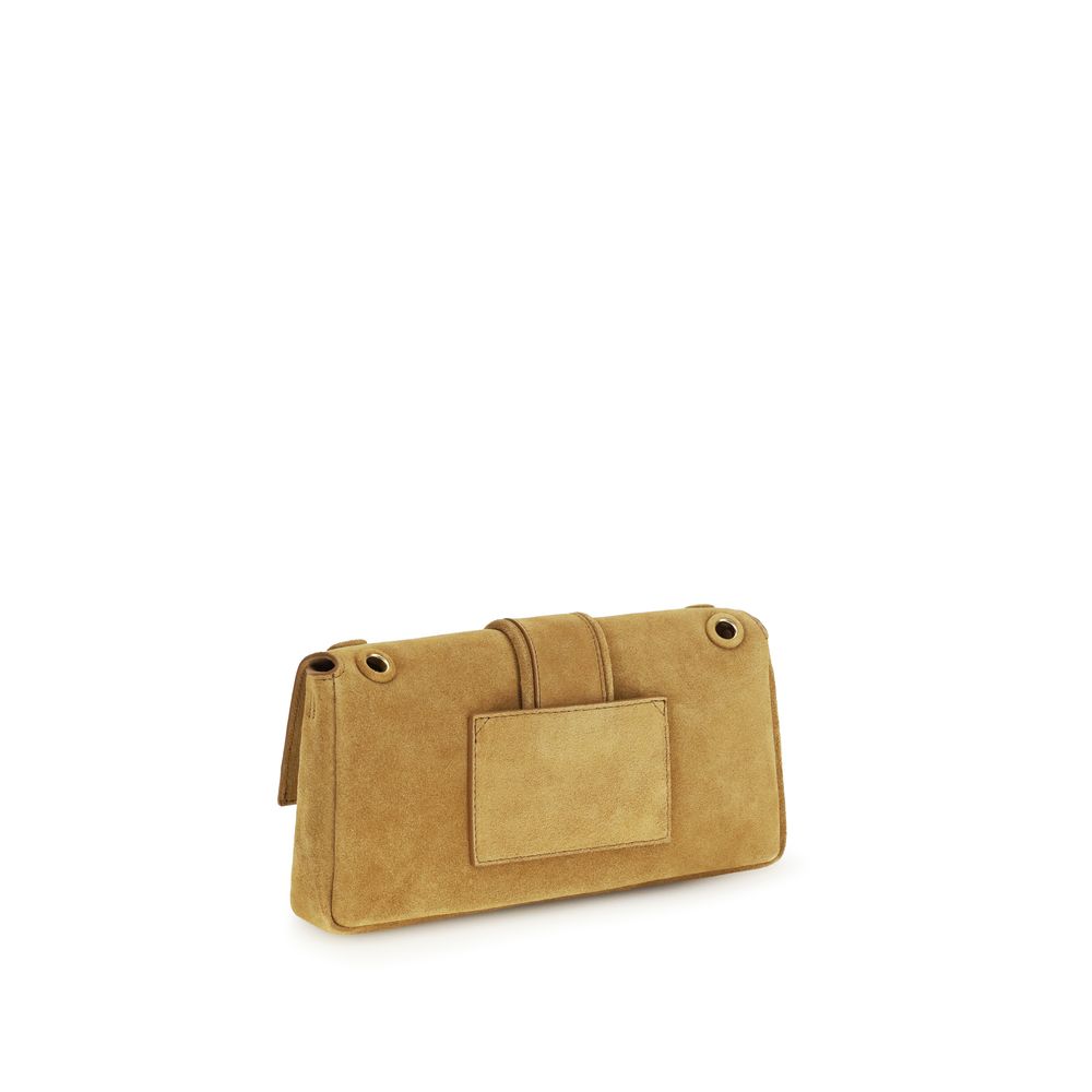 Jacquemus Beige Calf Leather Bos Taurus Shoulder Bag