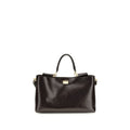 Dolce & Gabbana Brown Calf Leather Bos Taurus Shoulder Bag