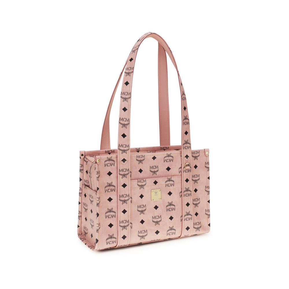 MCM Multicolor Fabric Shoulder Bag