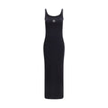 Marine Serre Black Cotton Casual Dress