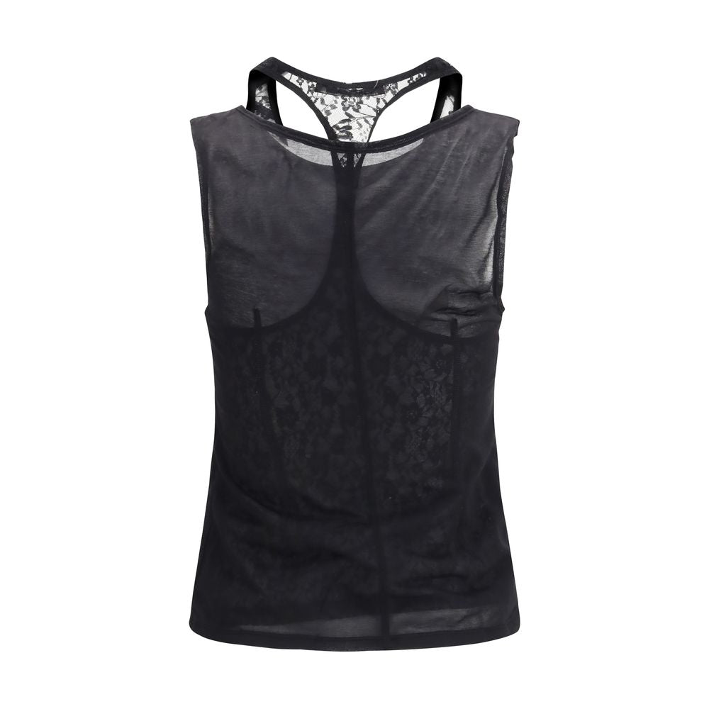Our Legacy Black Cotton Tank Tops