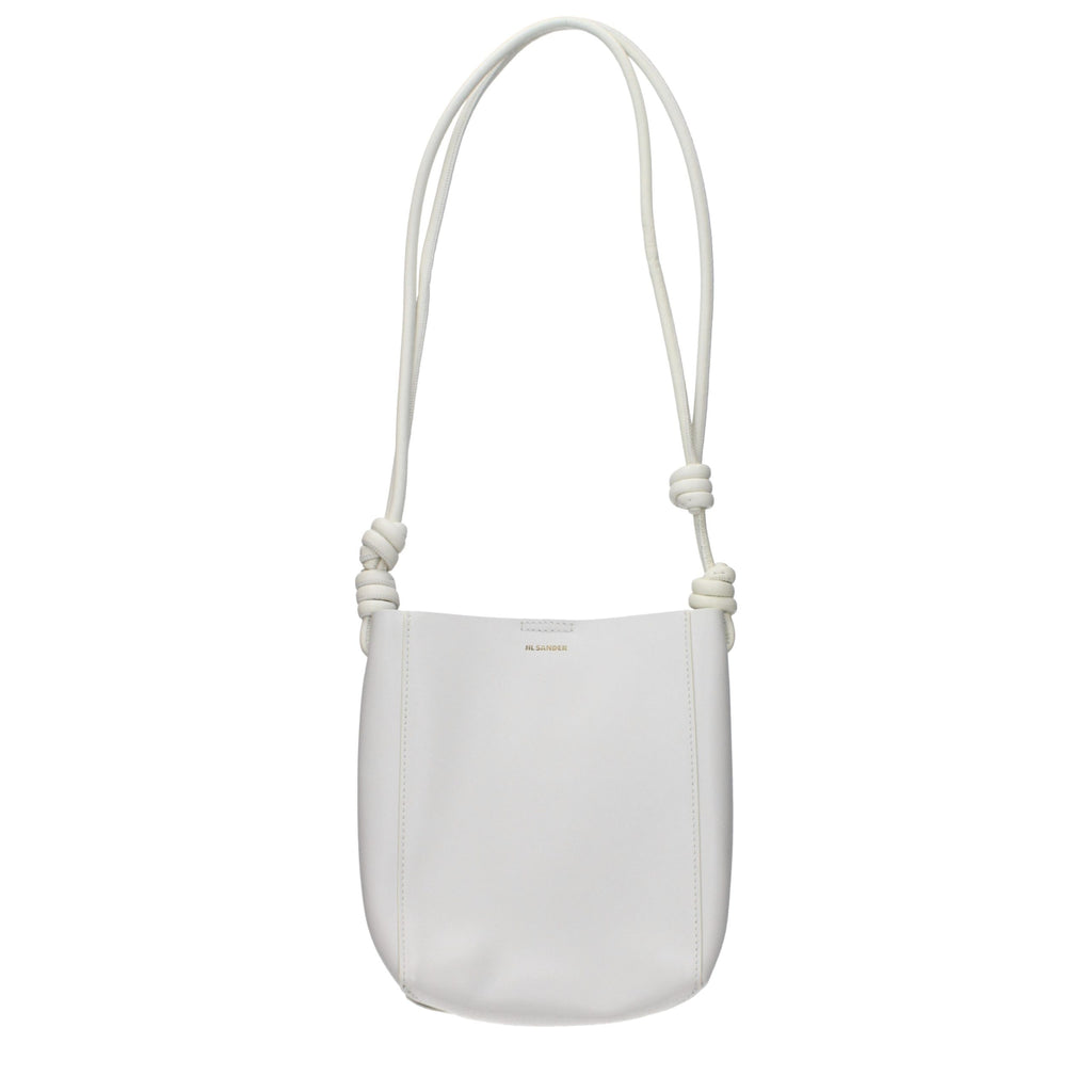 Jil Sander Beige Leather Shoulder Bag