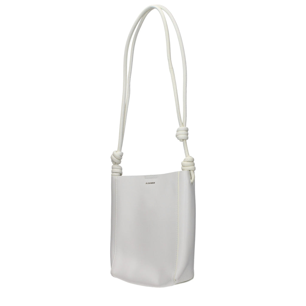 Jil Sander Beige Leather Shoulder Bag