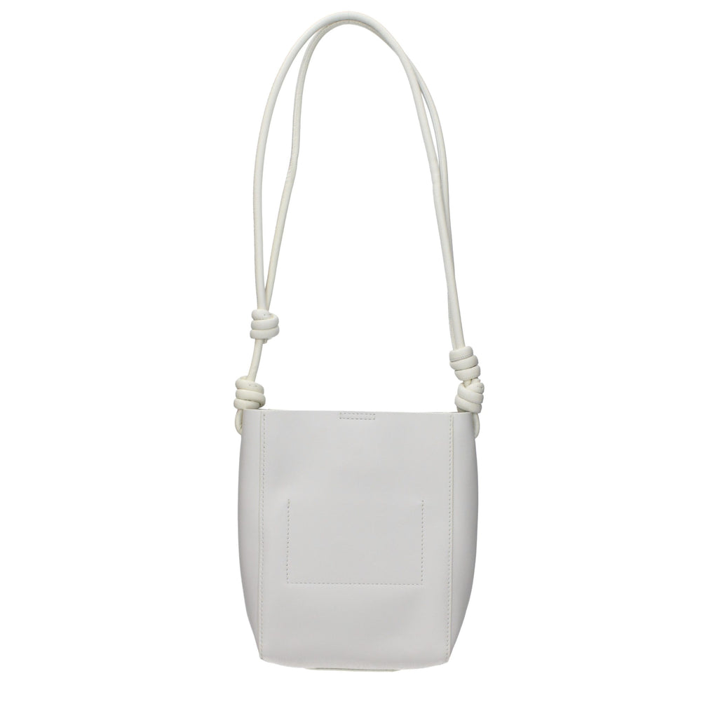 Jil Sander Beige Leather Shoulder Bag
