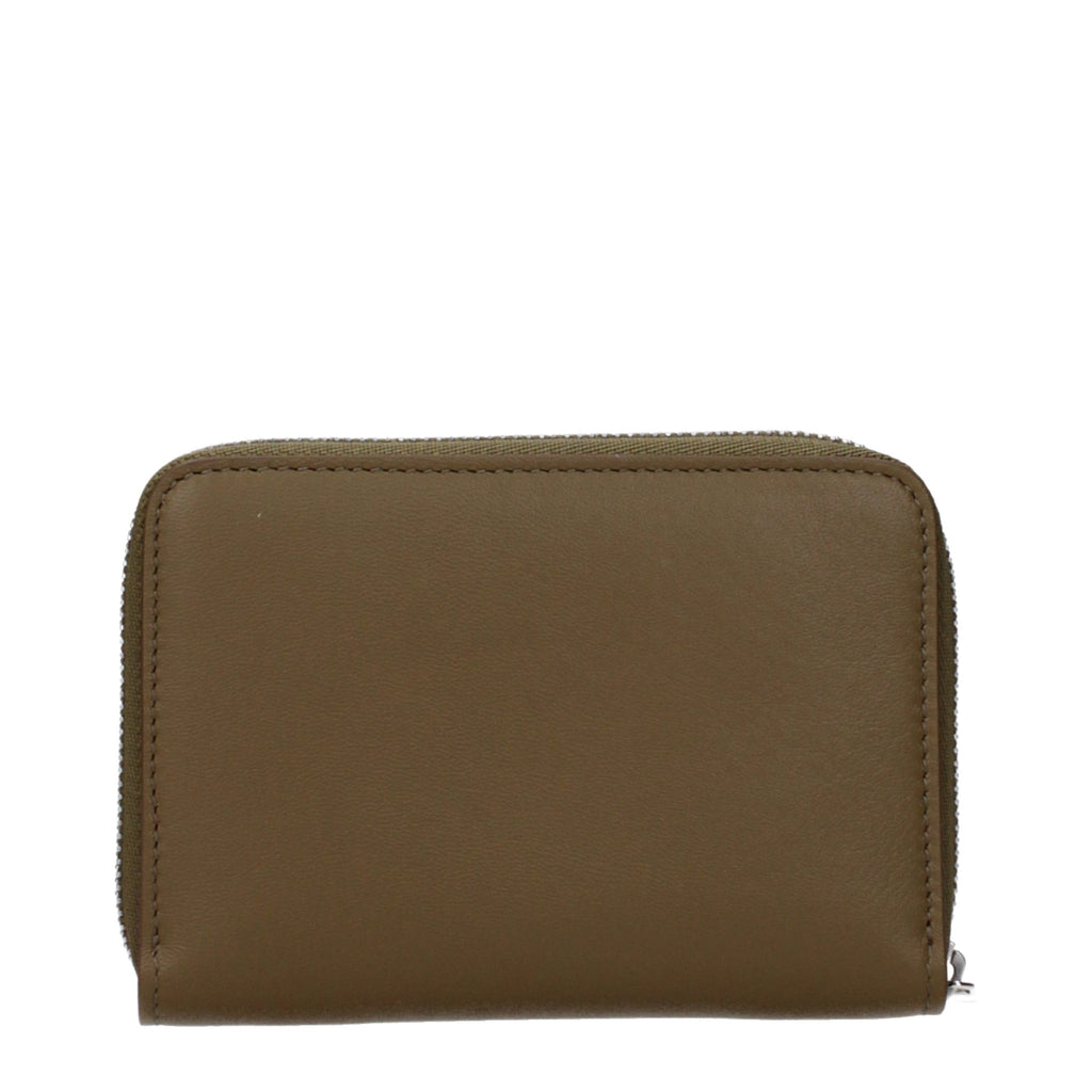 Jil Sander Brown Leather Wallet