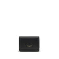 Saint Laurent Black Calf Leather Bos Taurus Wallet