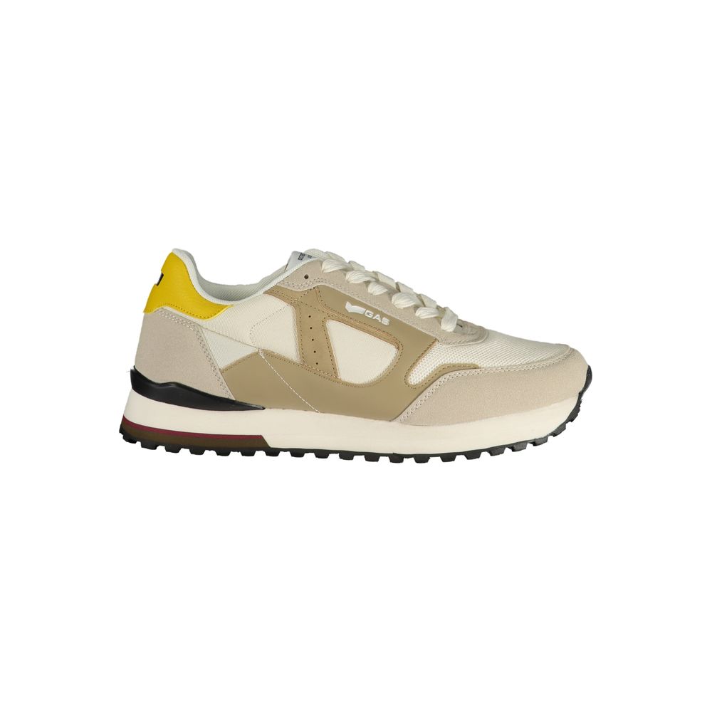 Gas Bianco Polyurethane Men Sneaker