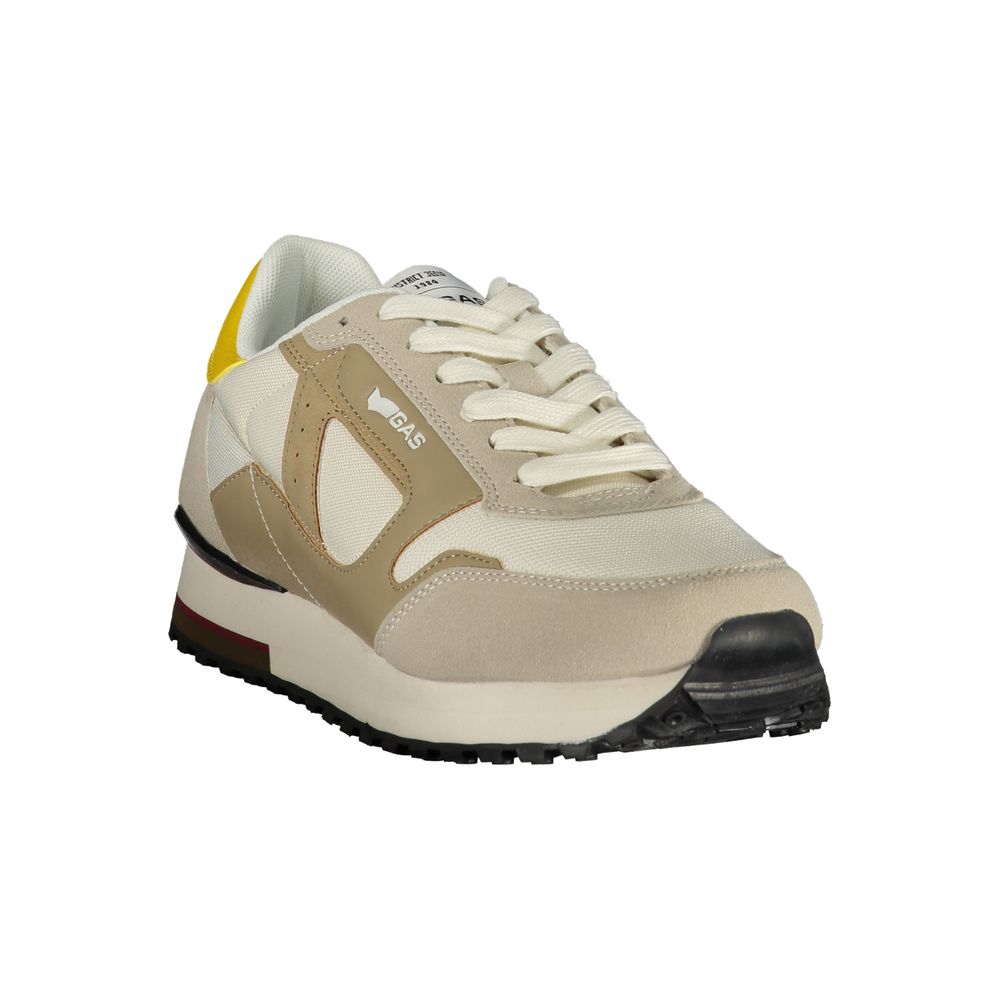 Gas Bianco Polyurethane Men Sneaker
