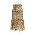Isabel Marant Étoile Bicolor Cotton Long Skirt