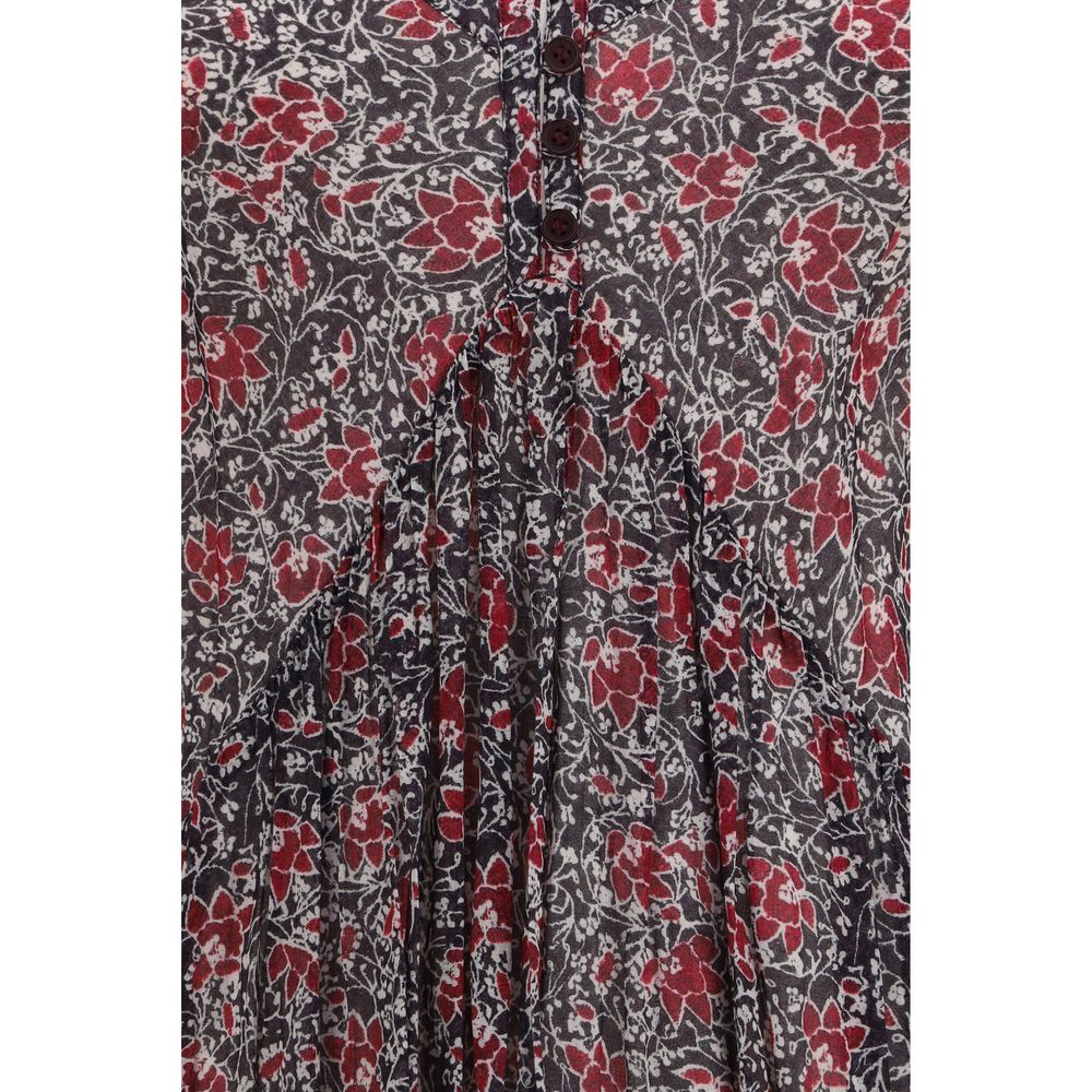 Isabel Marant Étoile Purple Cotton Casual Dress