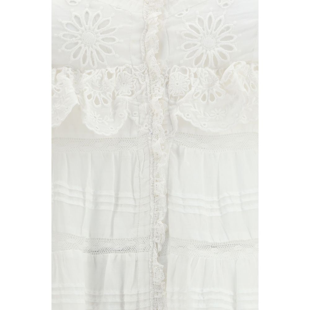 Isabel Marant Étoile White Cotton Casual Dress