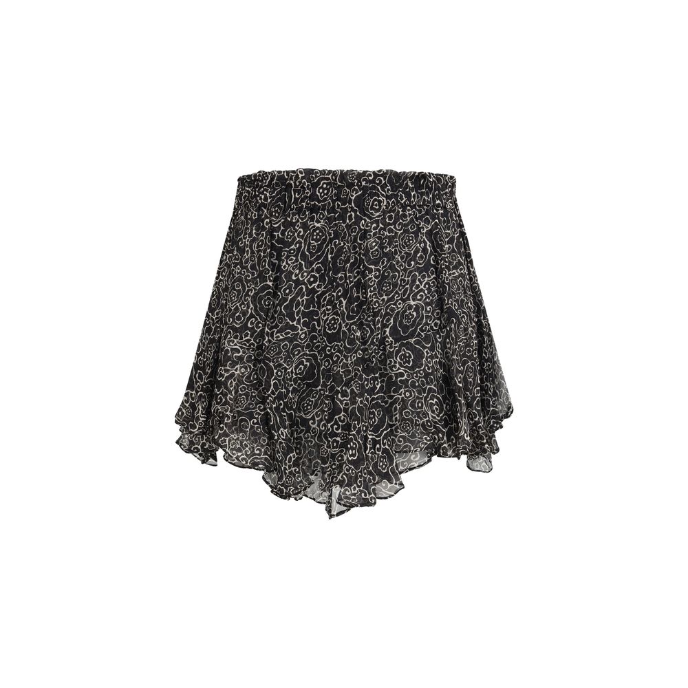 Isabel Marant Étoile Black Viscose Bermuda Shorts