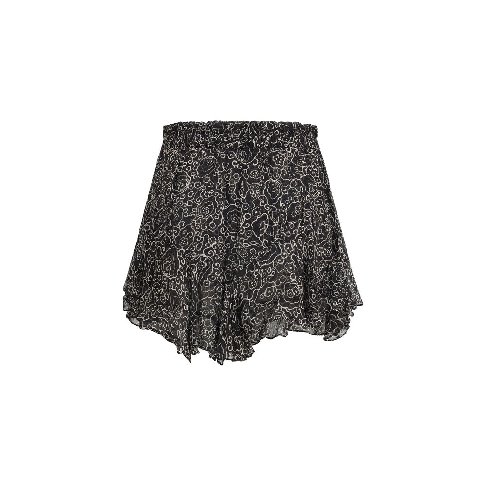Isabel Marant Étoile Black Viscose Bermuda Shorts