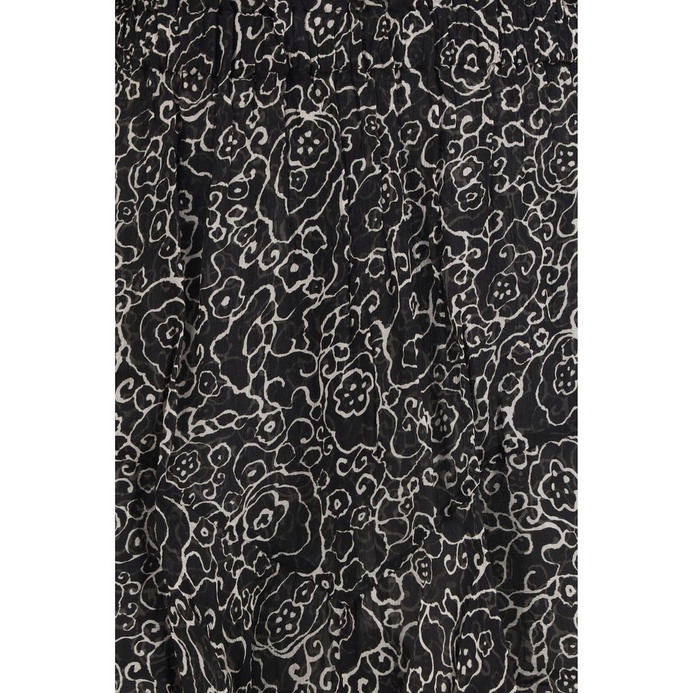 Isabel Marant Étoile Black Viscose Bermuda Shorts