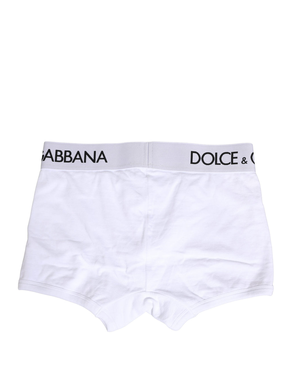 Dolce & Gabbana White Logo Waistband Regular Boxer Underwear