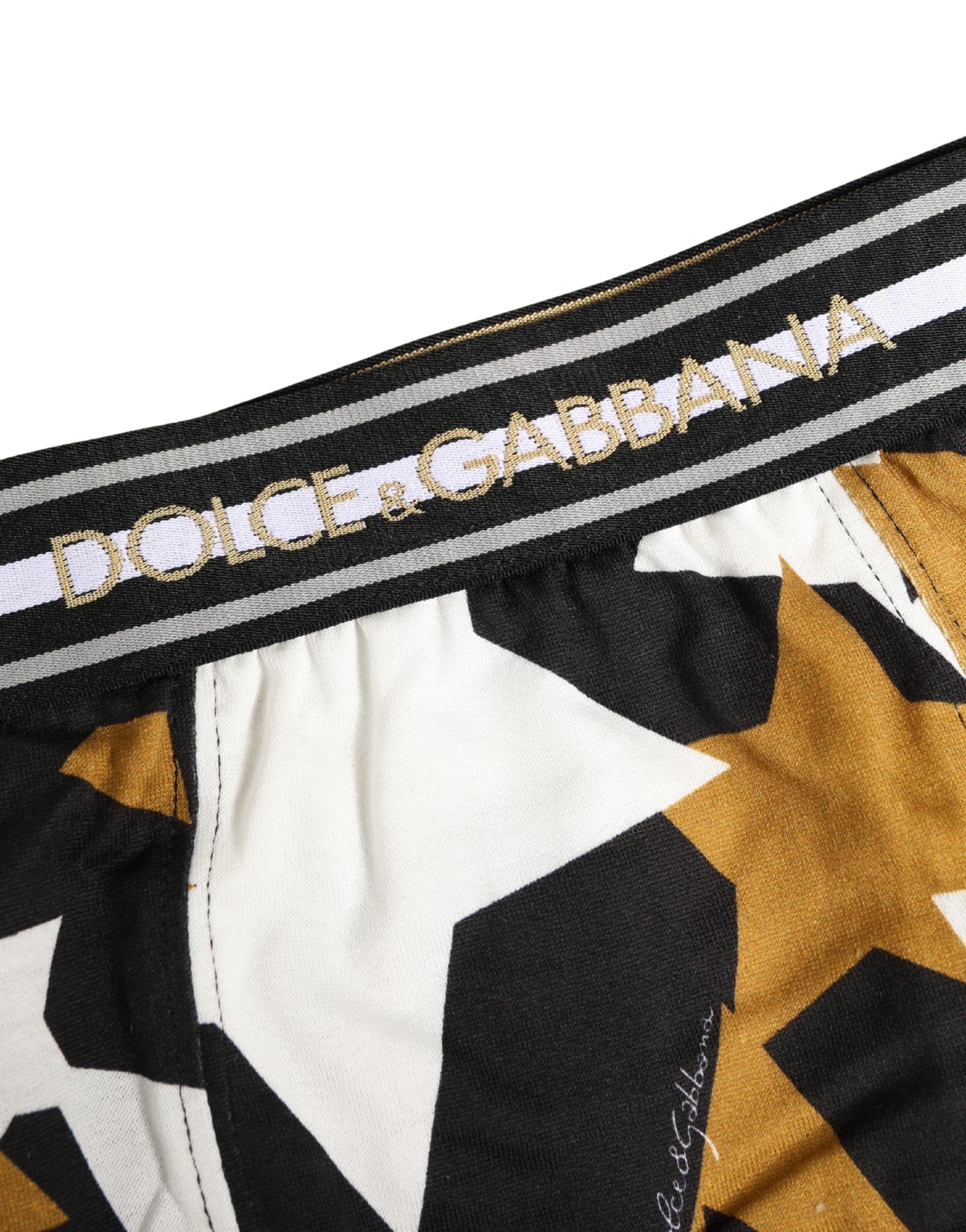 Dolce & Gabbana Multicolor Stars Print Regular Boxer Underwear