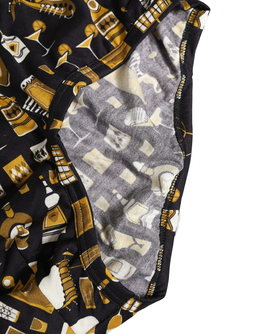 Dolce & Gabbana Black Jazz Cocktail Men Brando Brief Underwear