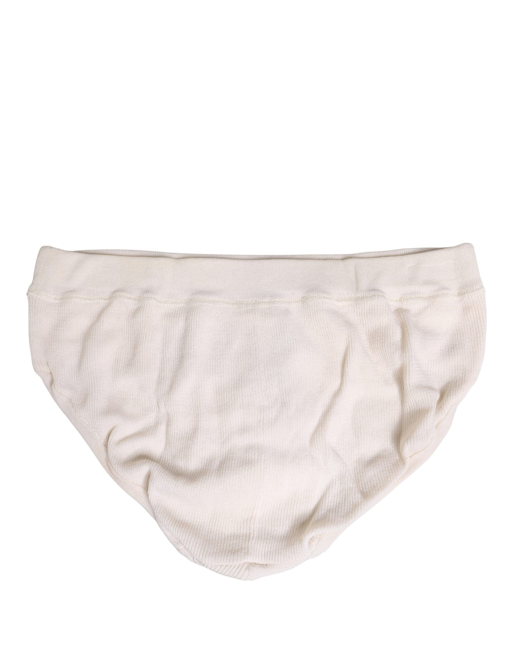 Dolce & Gabbana Off White Logo Silk Men Briefs Underwear