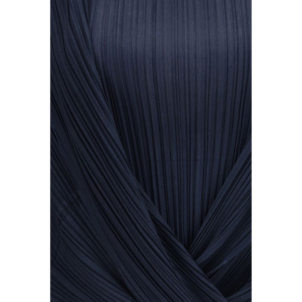 Giorgio Armani Blue Viscose Blouse
