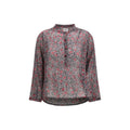Isabel Marant Étoile Purple Cotton Pattern Shirt