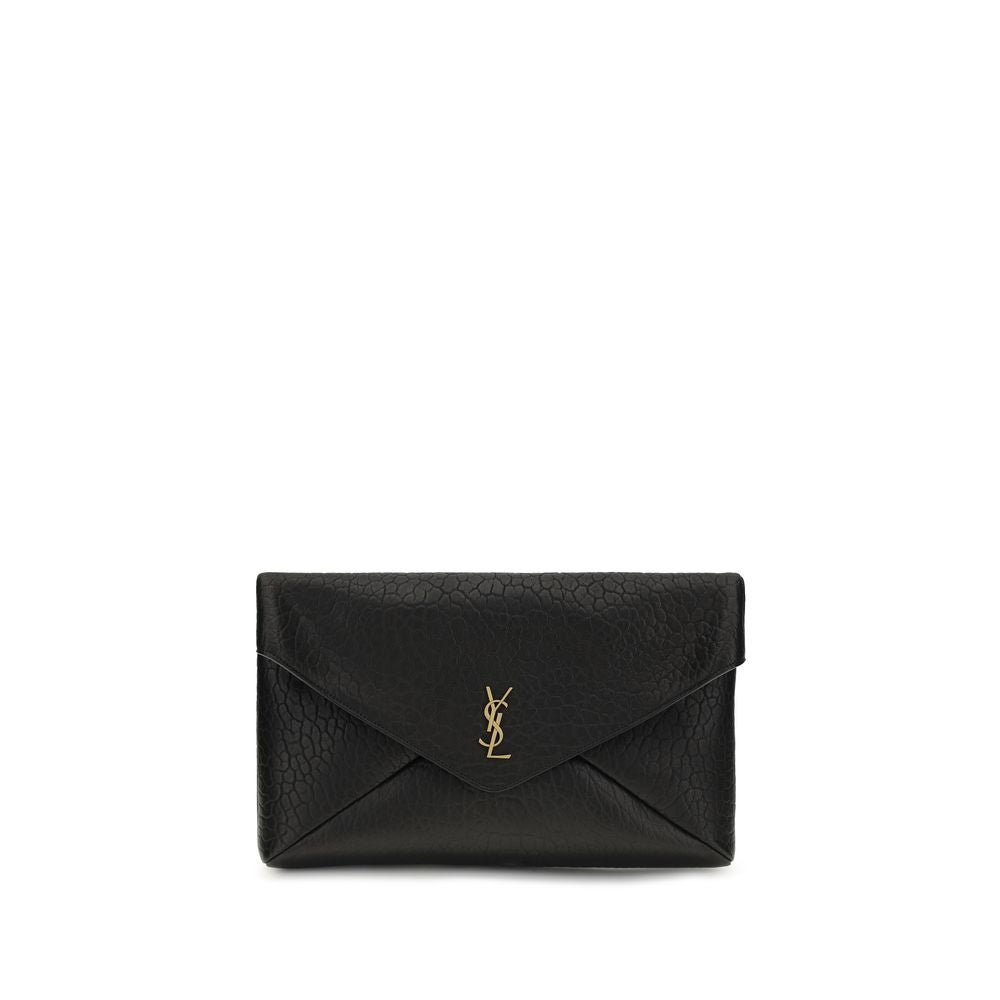 Saint Laurent Black Lamb Ovis Aries Aries Shoulder Bag