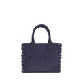 PINKO Blue Cotton Shoulder Bag
