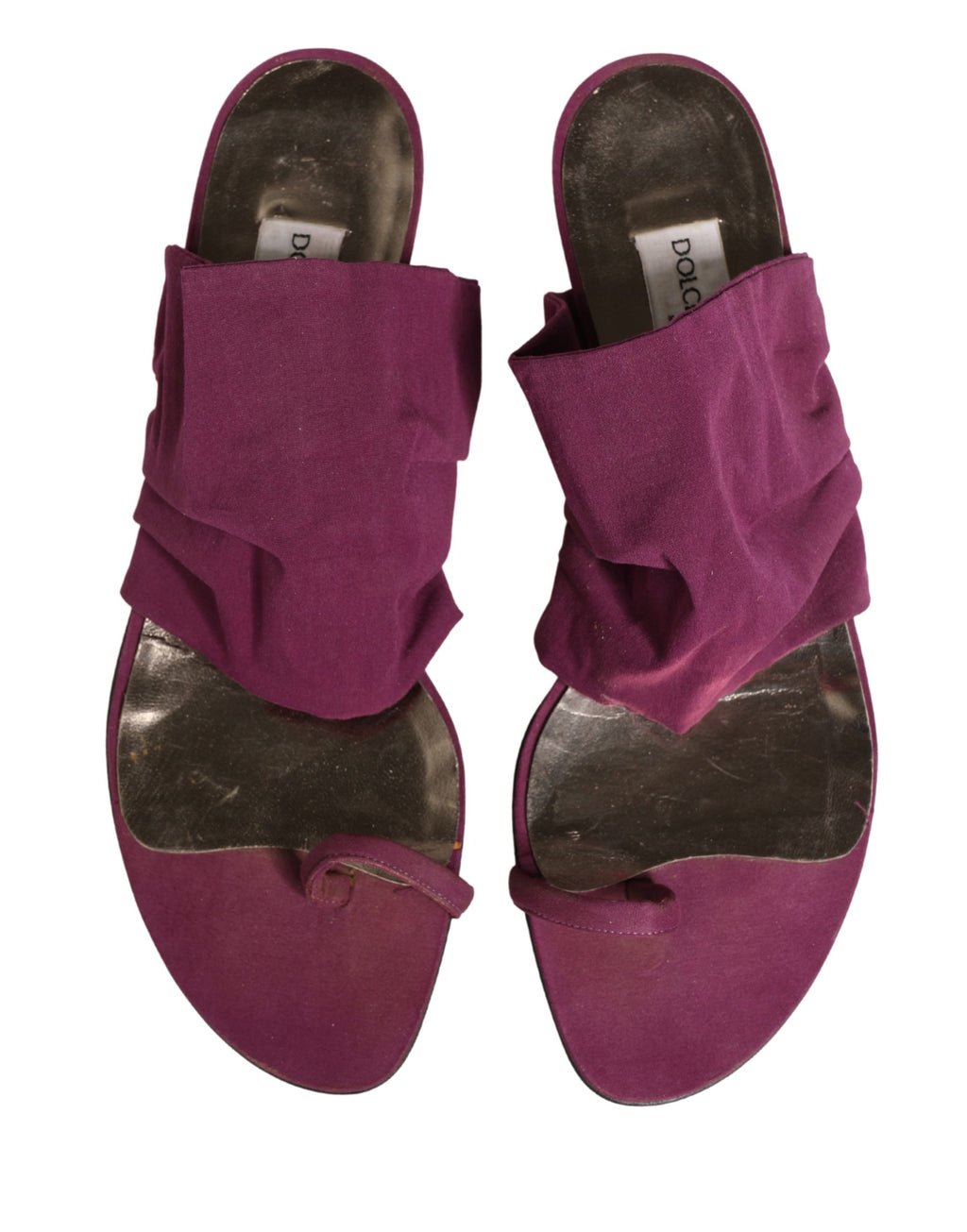 Dolce & Gabbana Violet Heels Sandals Shoes