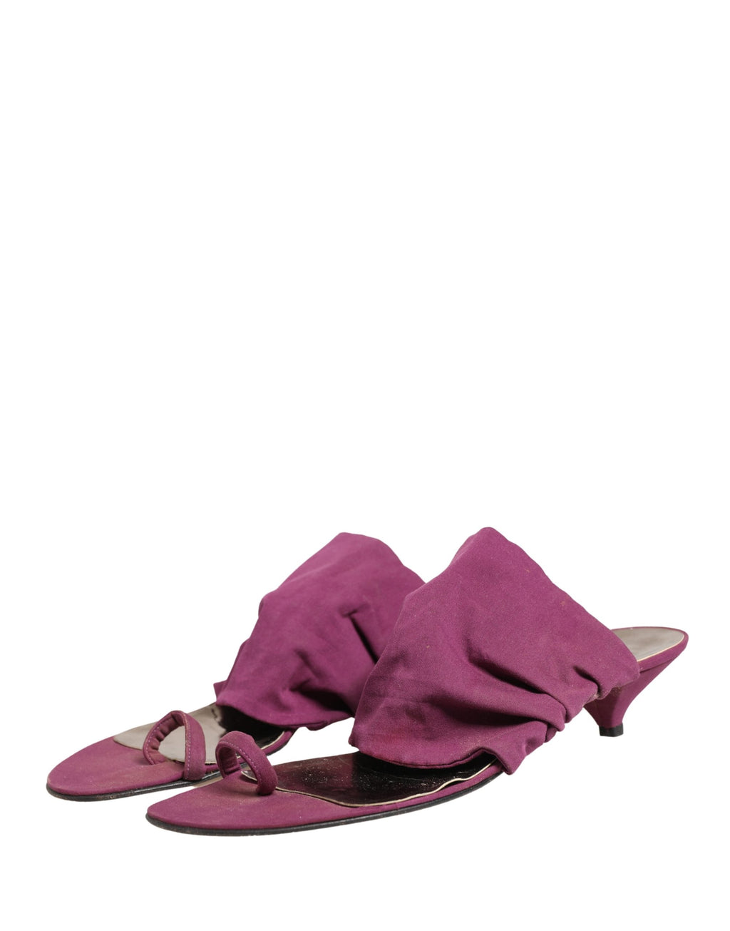 Dolce & Gabbana Violet Heels Sandals Shoes