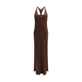 Staud Brown Silk Casual Dress