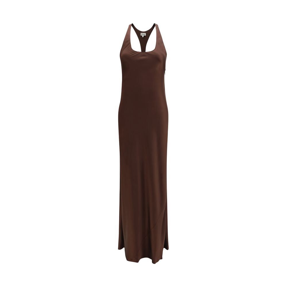 Staud Brown Silk Casual Dress