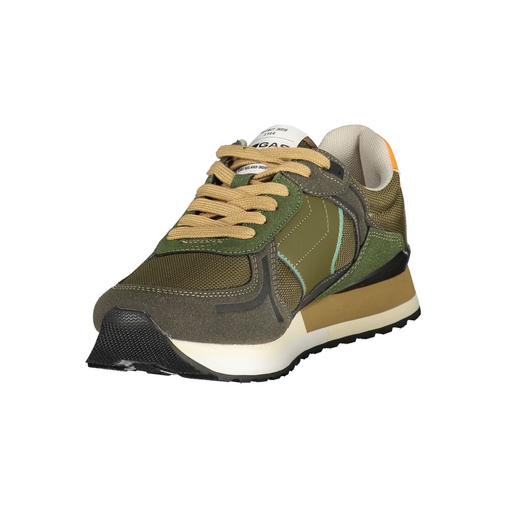 Gas Verde Polyester Men Sneaker