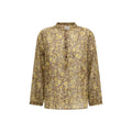 Isabel Marant Étoile Bicolor Cotton Pattern Shirt