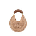 Chloé Beige Raffia Shoulder Bag