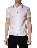 Daniele Alessandrini White Short Sleeves Button Down Shirt