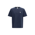Maison Kitsuné Blue Cotton T-Shirt
