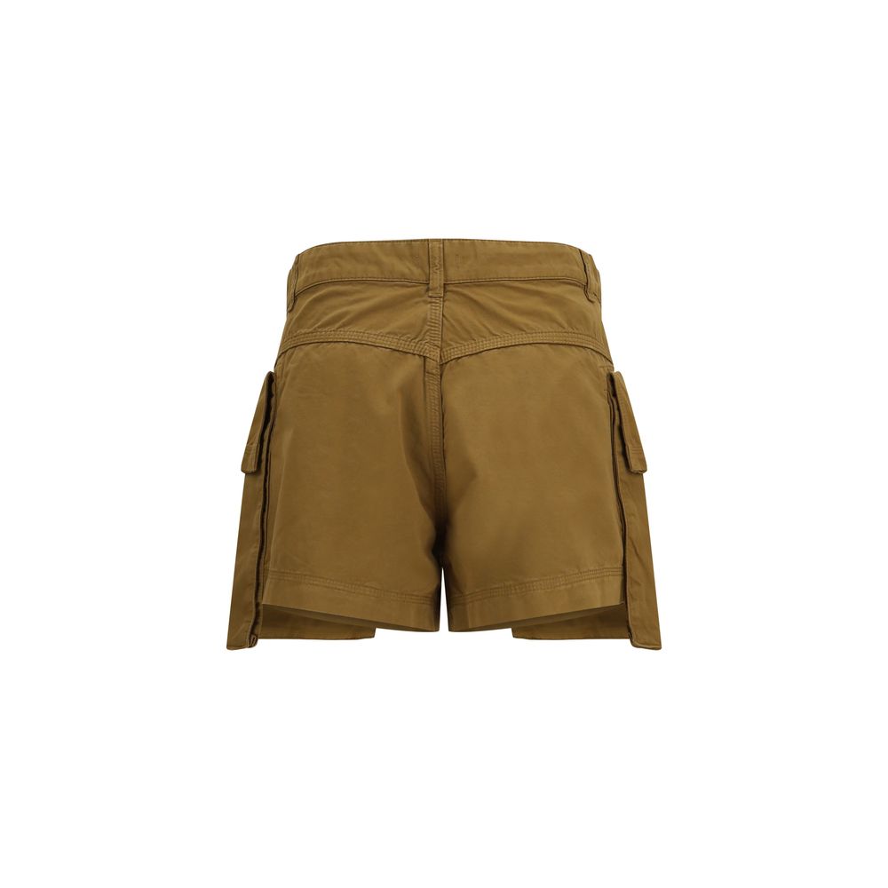 PINKO Beige Cotton Bermuda Shorts