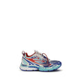 Off-White Multicolor Polyester Athletic Sneakers