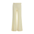 Max Mara Beige Viscose Flared Pants