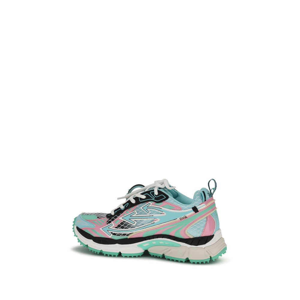 Off-White Multicolor Polyethylene Athletic Sneakers