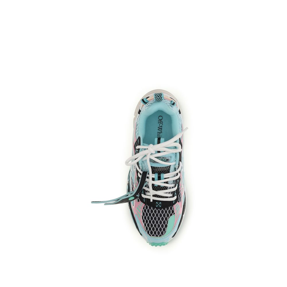 Off-White Multicolor Polyethylene Athletic Sneakers